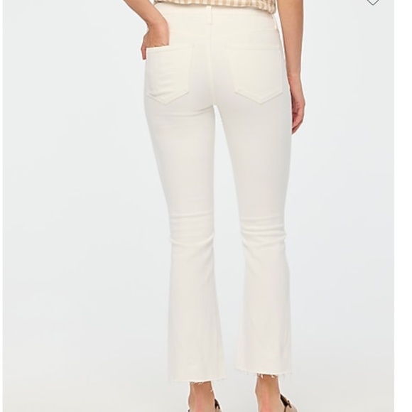 JCREW FACTORY High Rise Crop Flare Denim - Picture 2 of 7
